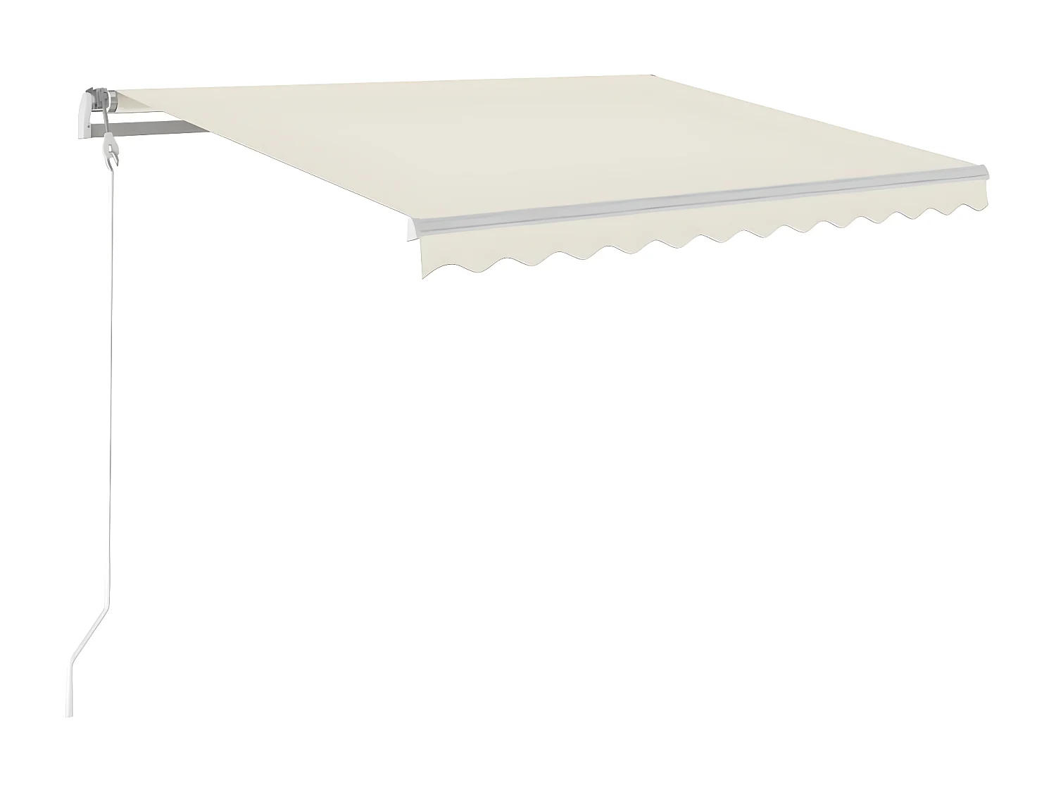 Auvent rétractable automatique 300x250 cm Crème WVGQ3385