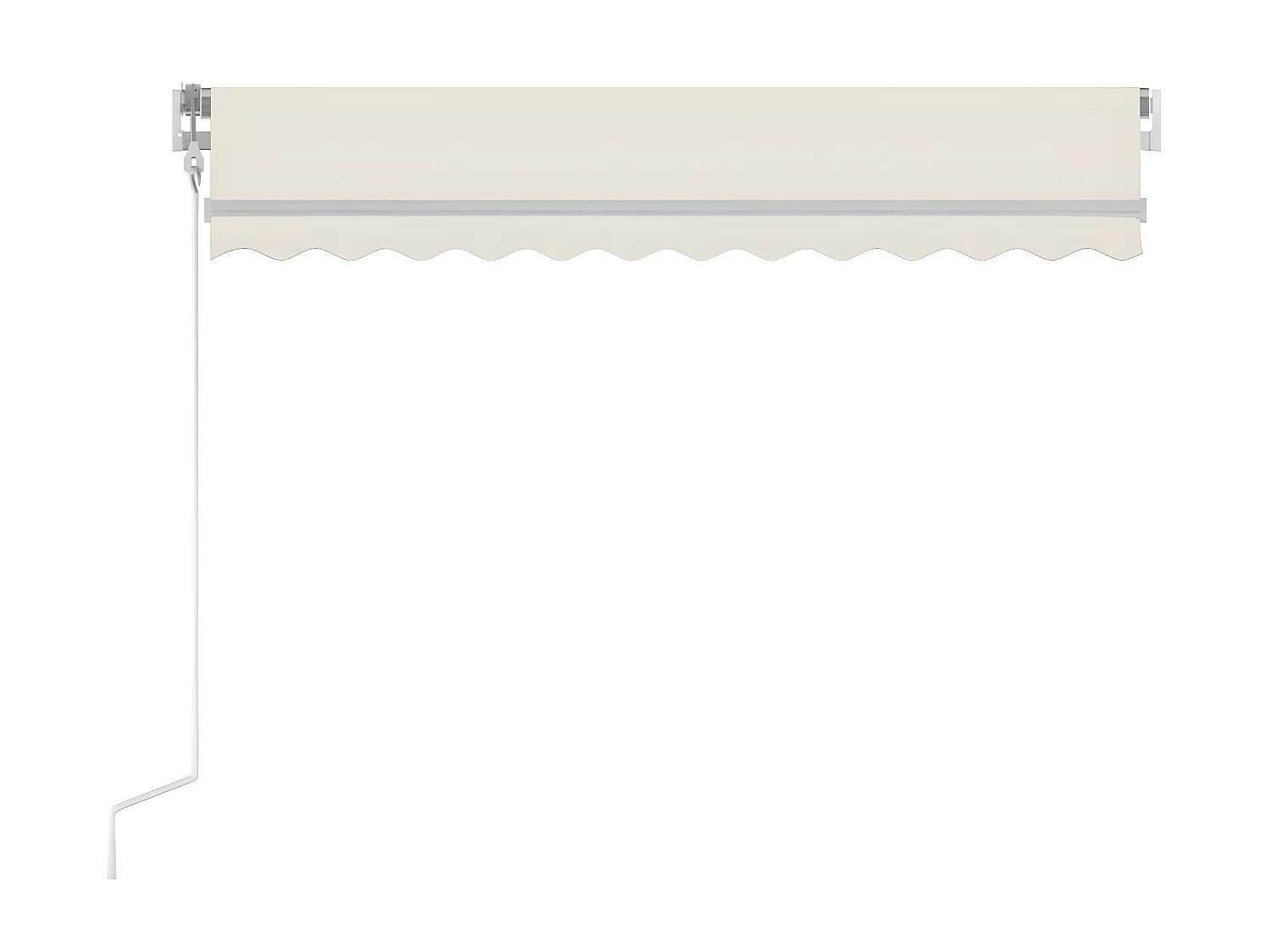 Auvent rétractable automatique 300x250 cm Crème WVGQ3385