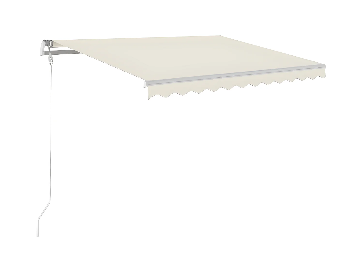 Auvent rétractable automatique 300x250 cm Crème WVGQ3385