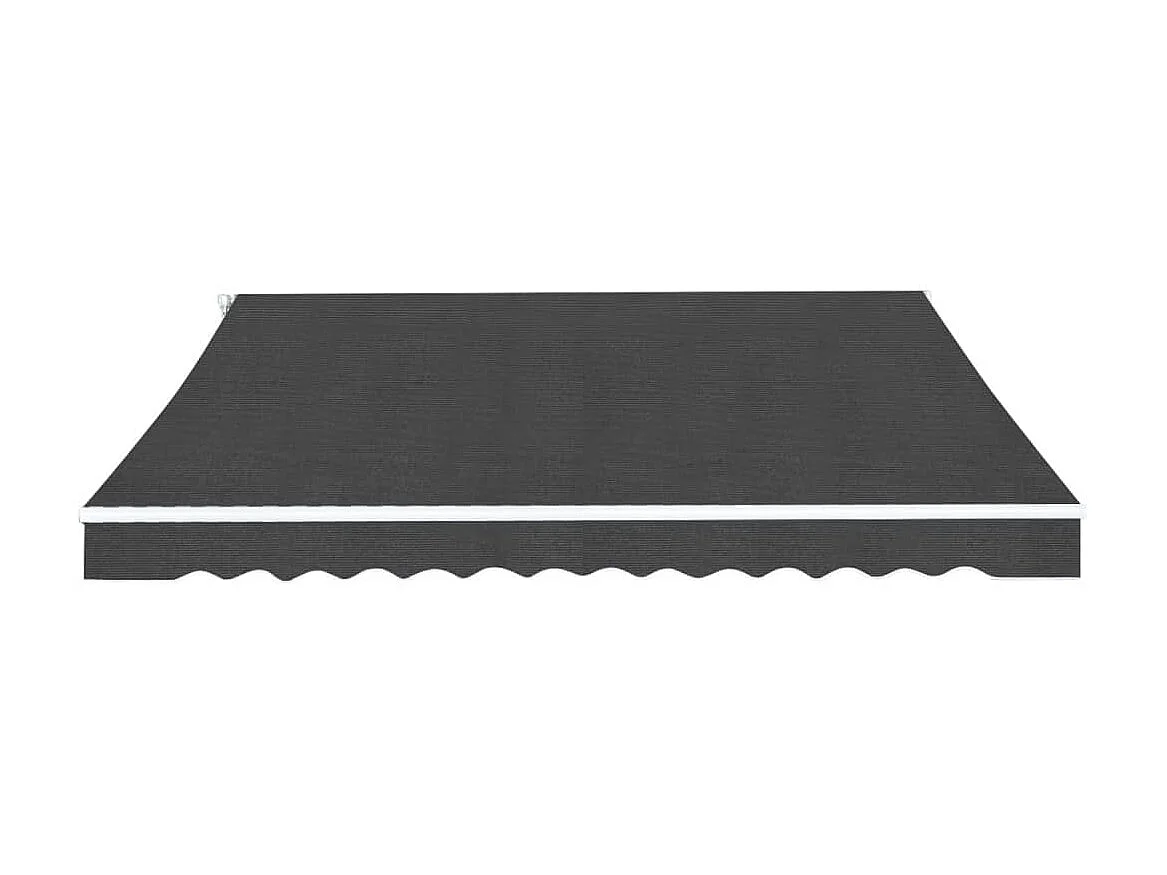 Auvent pliable manuel 350 cm Anthracite WVGQ5152
