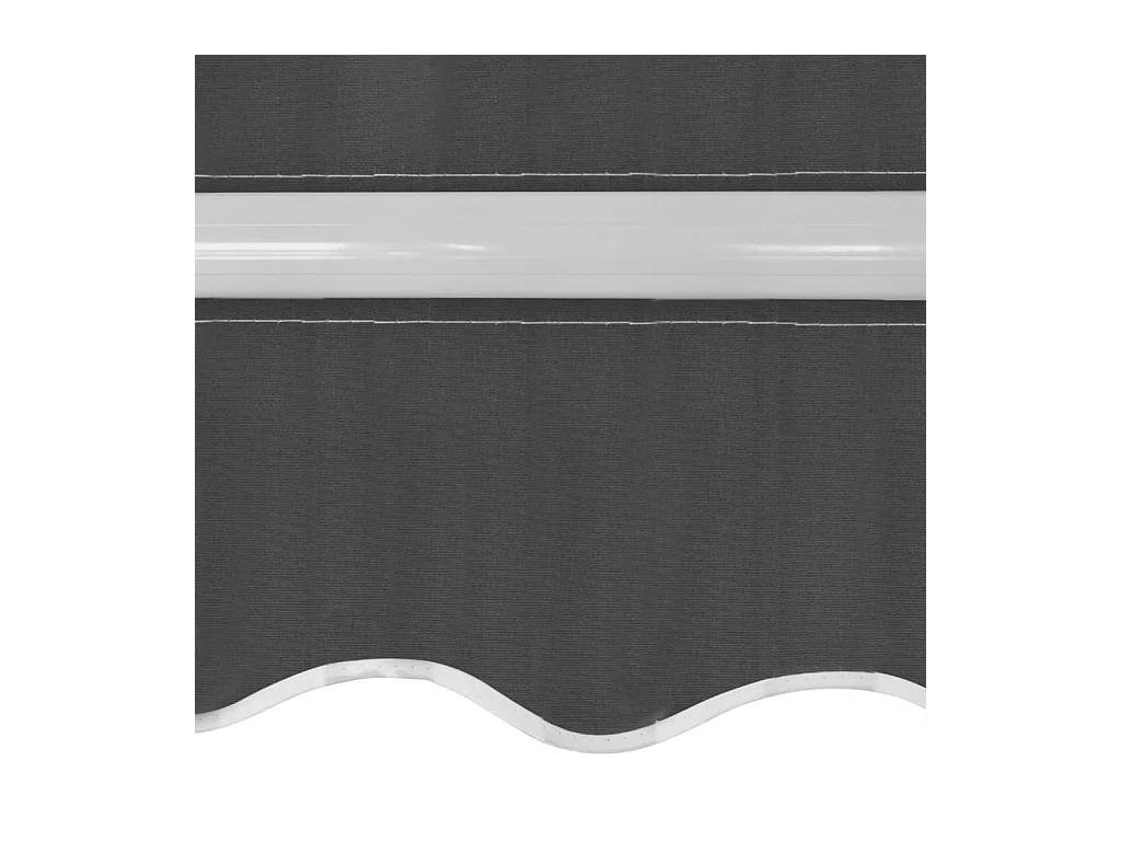 Auvent pliable manuel 350 cm Anthracite WVGQ5152
