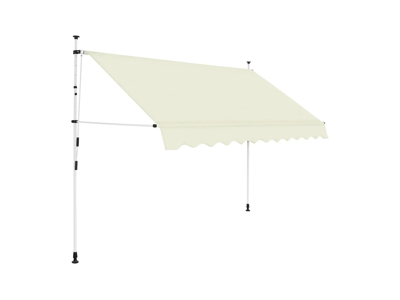 Auvent manuel rétractable 300 cm Crème WVGQ2424