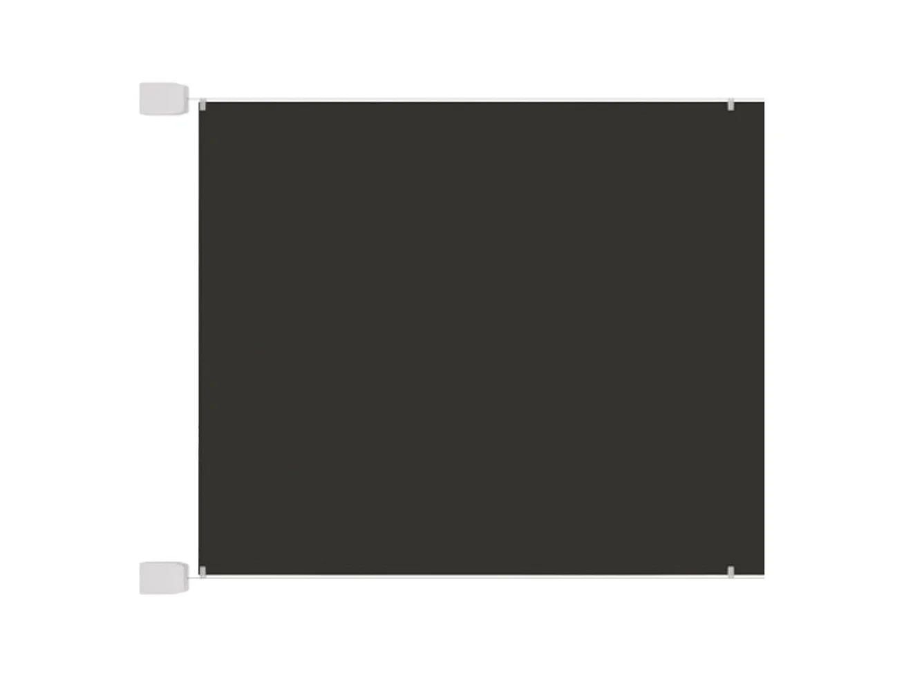 Auvent vertical Anthracite 140x270 cm Tissu oxford WVGQ1173