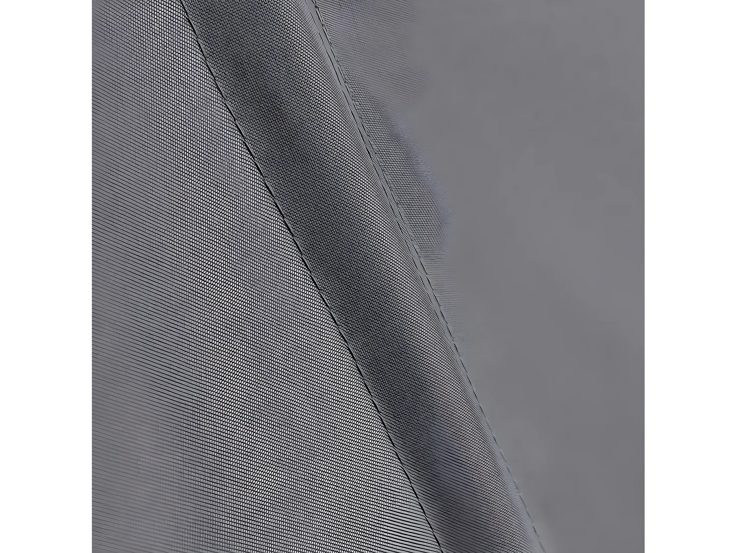 Auvent latéral pliable de balcon Gris 140x140 cm WVGQ4538