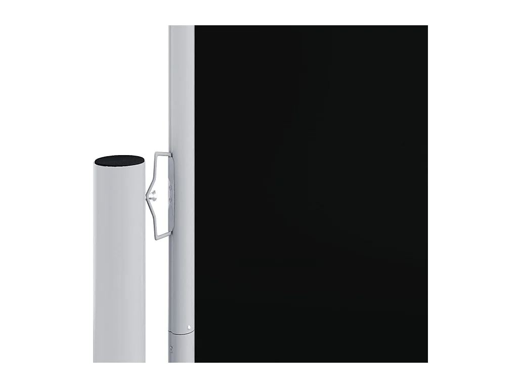 Auvent latéral rétractable Noir 200x1000 cm WVGQ2985