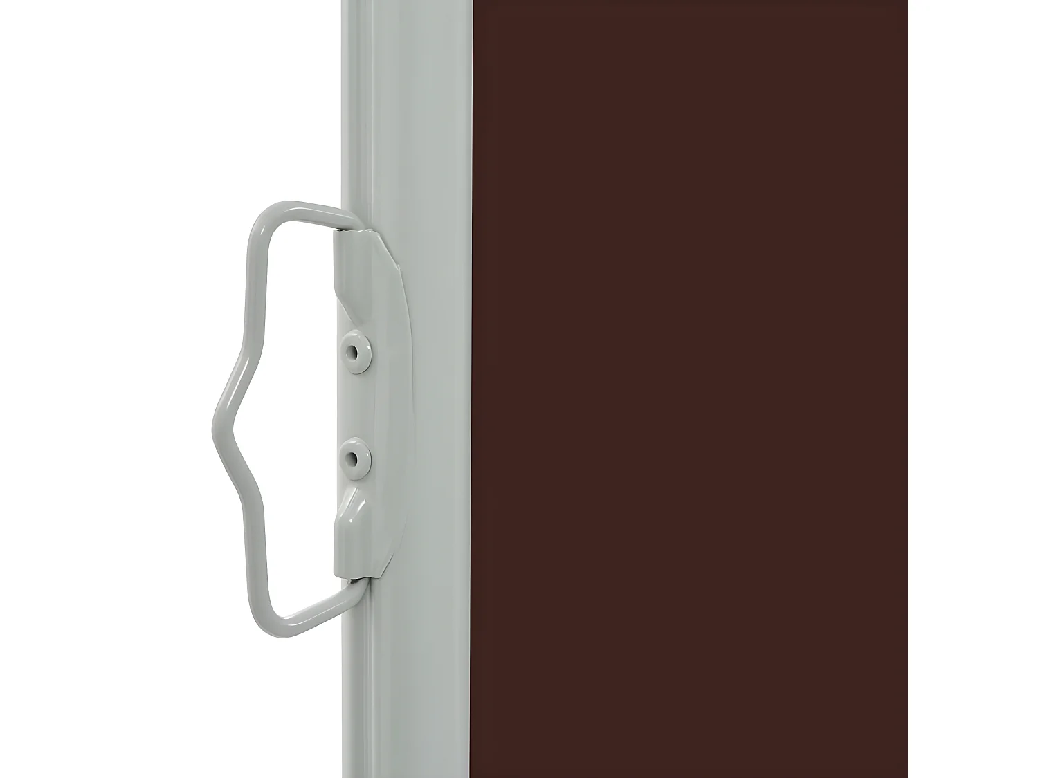 Auvent latéral rétractable de patio 140 x 300 cm Marron WVGQ9446