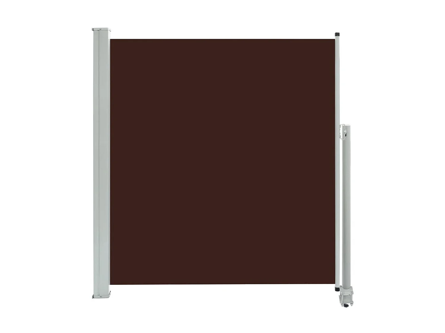 Auvent latéral rétractable de patio 140 x 300 cm Marron WVGQ9446