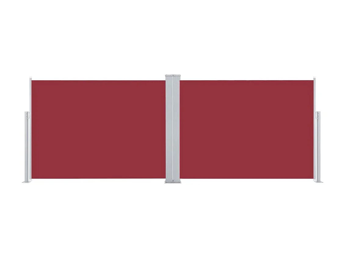 Auvent latéral rétractable Rouge 120 x 1000 cm WVGQ7721