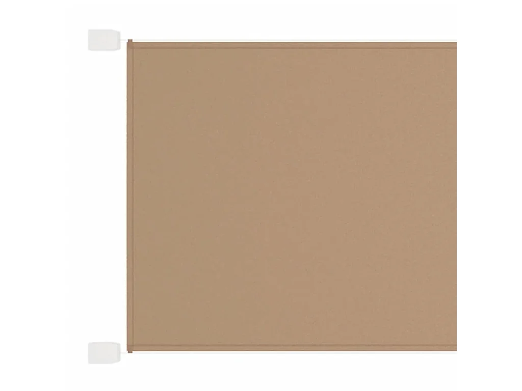 Auvent vertical Taupe 60x1000 cm Tissu oxford WVGQ1016