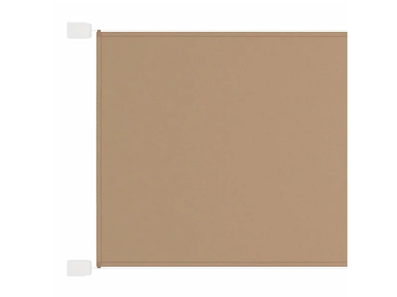 Auvent vertical Taupe 60x1000 cm Tissu oxford WVGQ1016