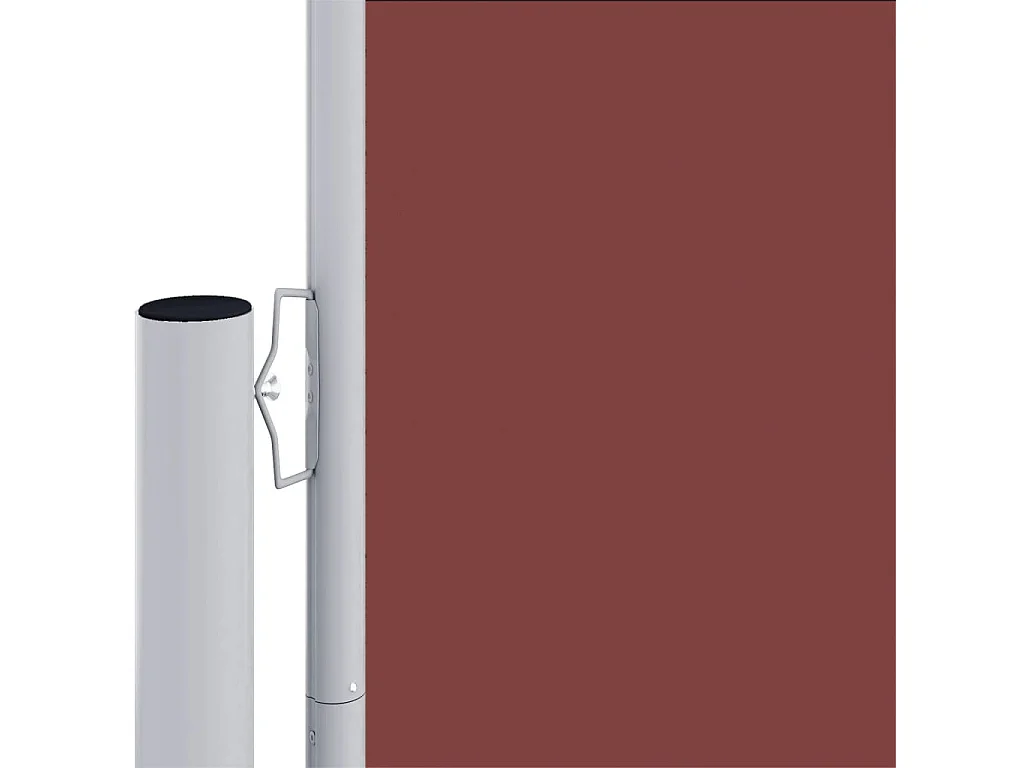 Auvent latéral rétractable Marron 180x1200 cm WVGQ6210