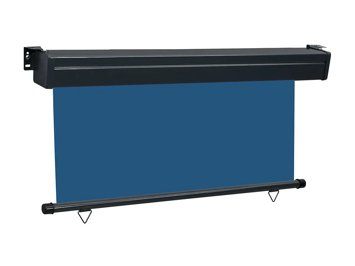 Auvent latéral de balcon 160x250 cm Bleu WVGQ1256