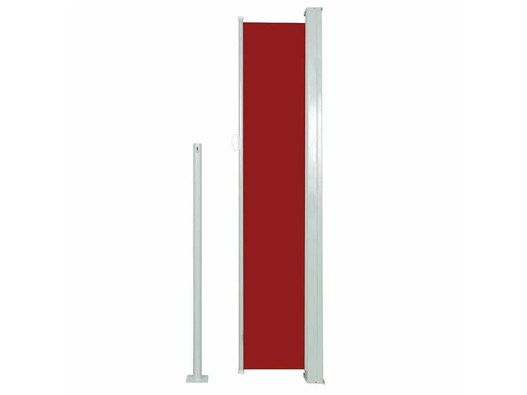 Toldo lateral retráctil 160x500 cm rojo ES63089