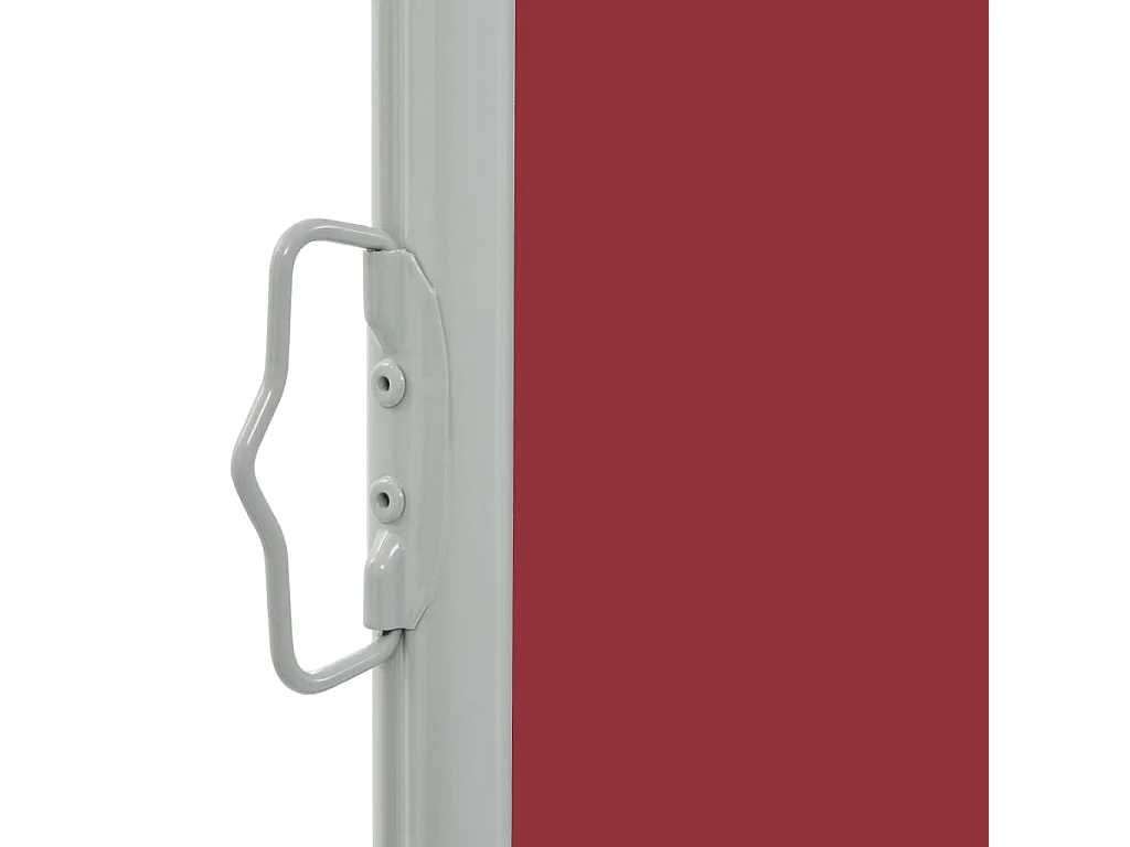 Auvent latéral rétractable de patio 60x300 cm Rouge WVGQ3288