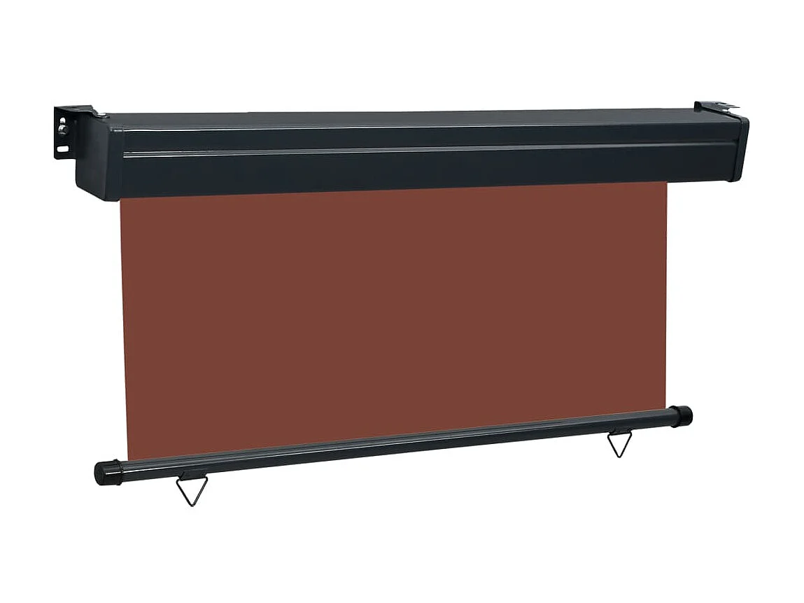 Auvent latéral de balcon 170x250 cm Marron WVGQ5329