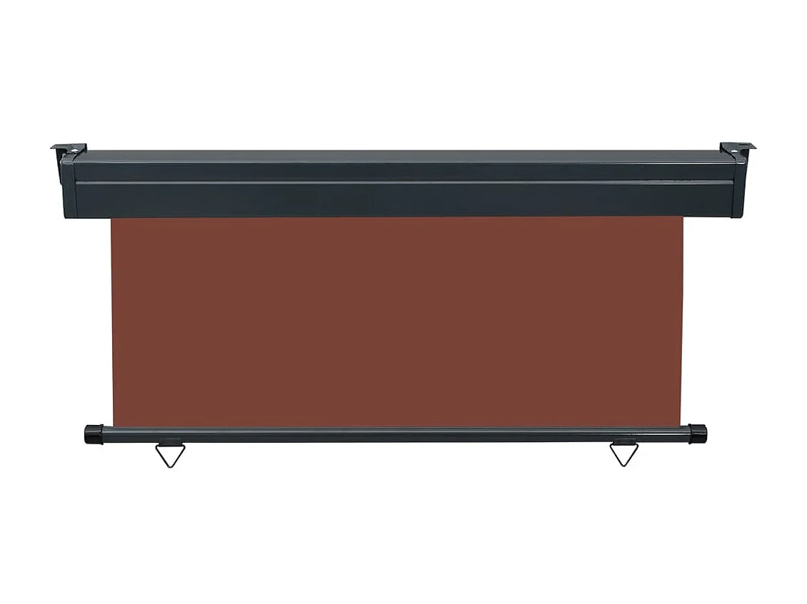 Auvent latéral de balcon 170x250 cm Marron WVGQ5329