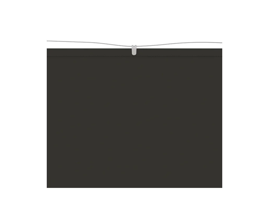 Auvent vertical Anthracite 60x800 cm Tissu oxford WVGQ1227