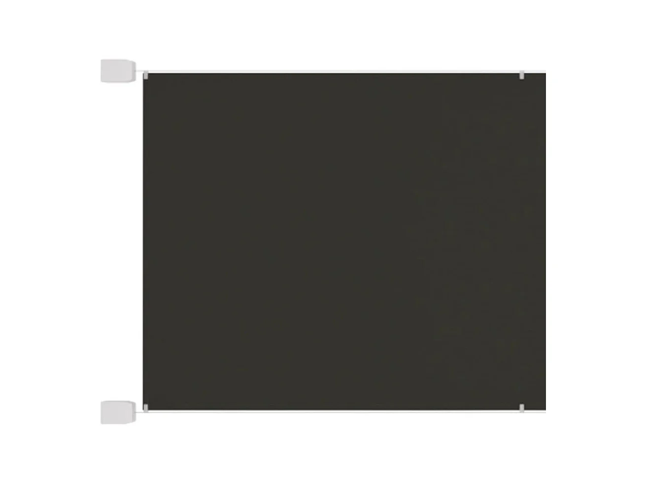 Auvent vertical Anthracite 60x800 cm Tissu oxford WVGQ1227