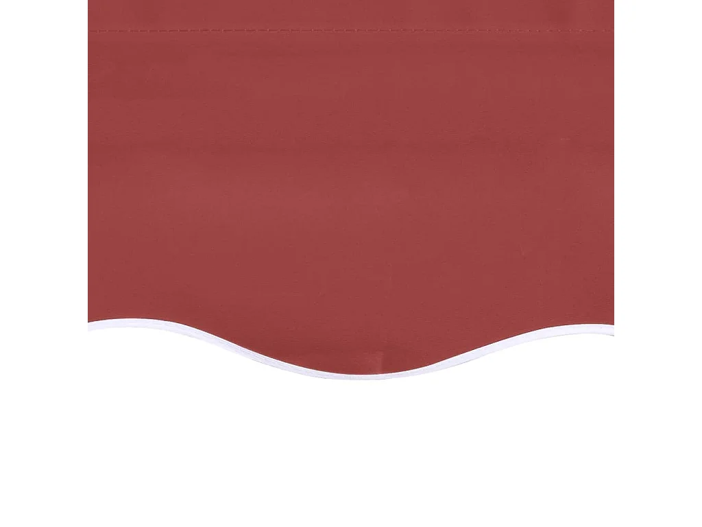 Tissu de remplacement pour auvent Bordeaux rouge 3x2,5 m WVGQ2513