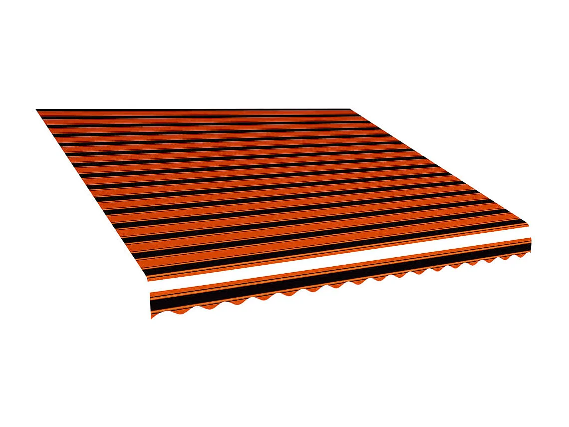 Toile d'auvent Orange et marron 400x300 cm WVGQ3010