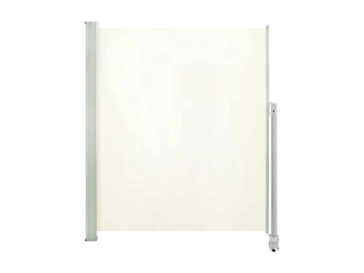 Auvent latéral rétractable de patio 160 x 300 cm Blanc cassé WVGQ9981