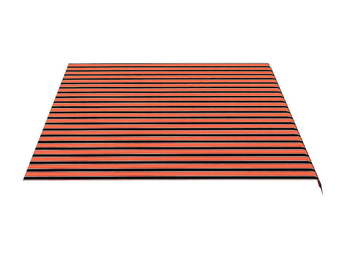 Tecido de substituição para toldo 5x3,5 m laranja e castanho PT209188