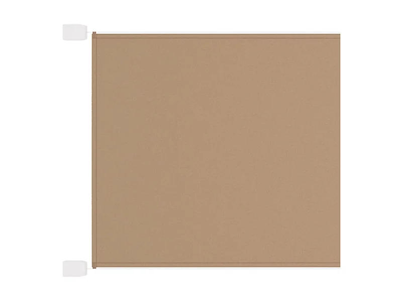 Auvent vertical Taupe 140x600 cm Tissu oxford WVGQ5133