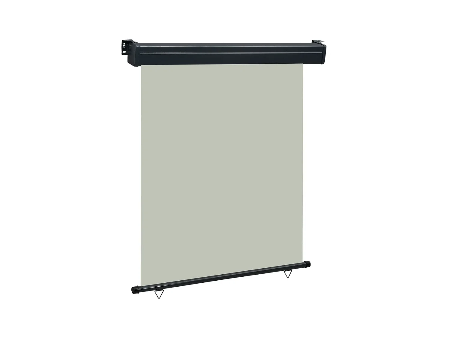 Auvent latéral de balcon 140x250 cm Gris WVGQ5953