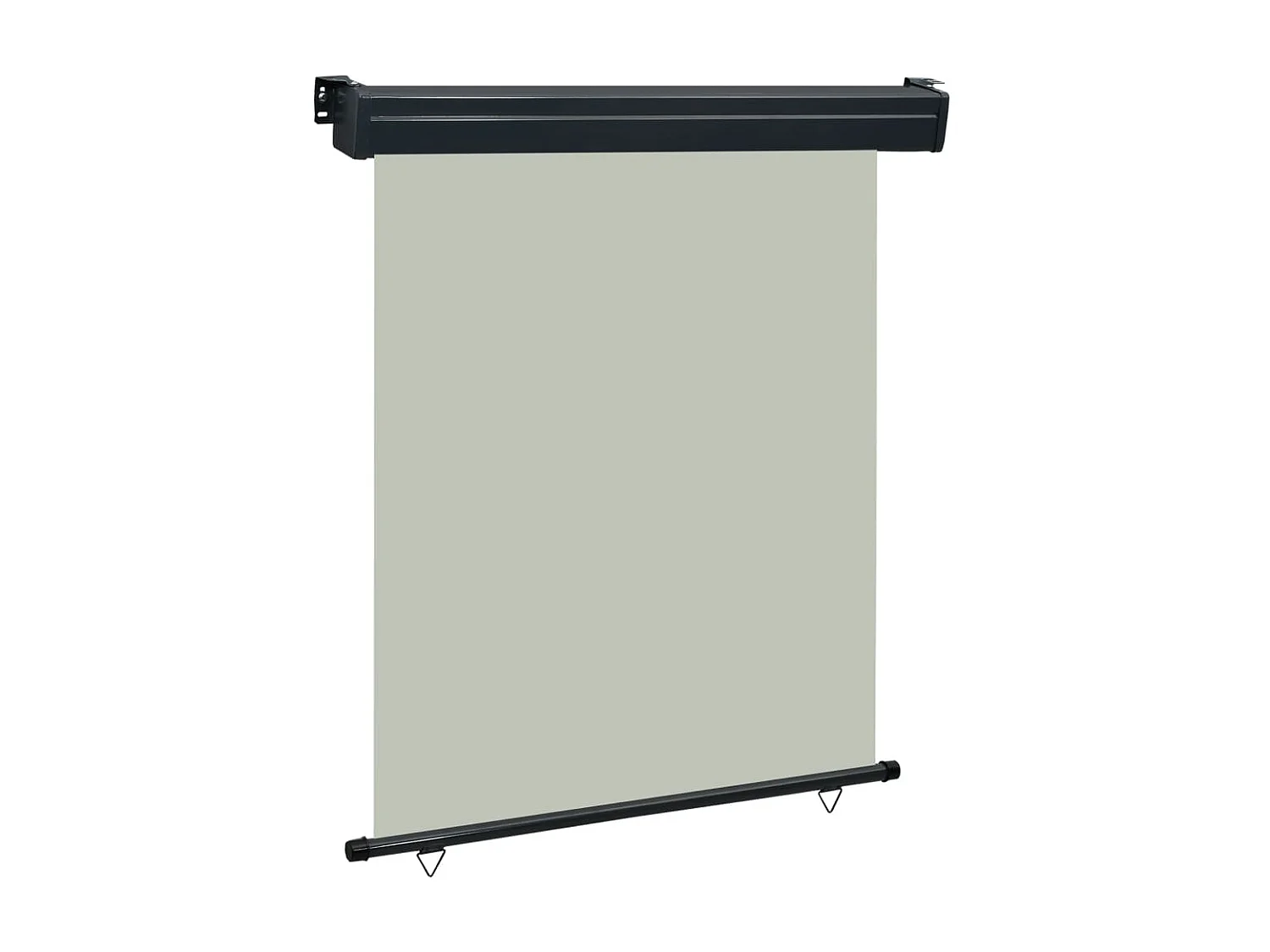 Toldo lateral de balcón gris 140x250 cm ES71057