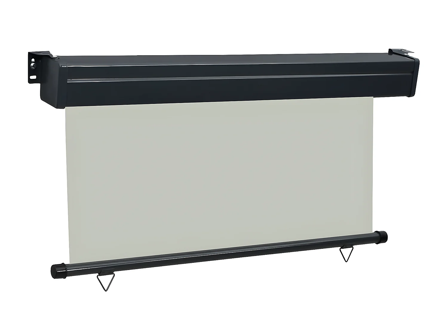 Toldo lateral de balcón gris 140x250 cm ES71057