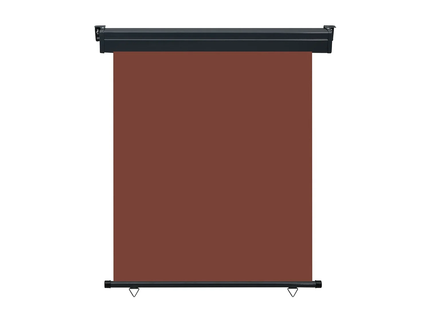 Auvent latéral de balcon 140x250 cm Marron WVGQ7669