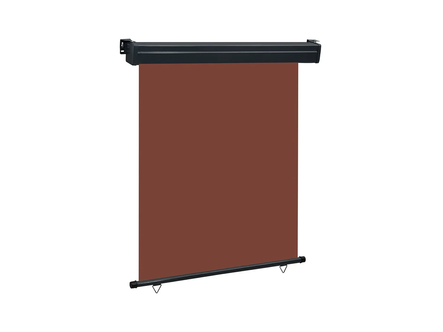 Auvent latéral de balcon 140x250 cm Marron WVGQ7669