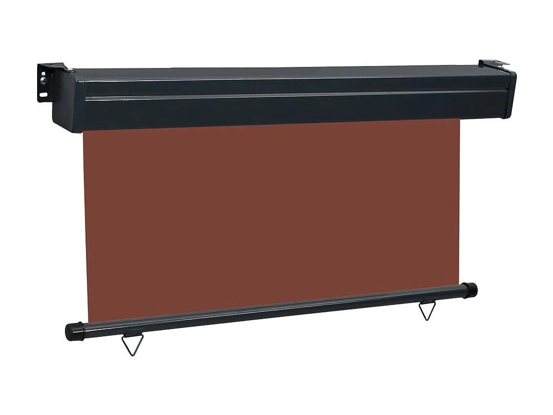 Auvent latéral de balcon 140x250 cm Marron WVGQ7669