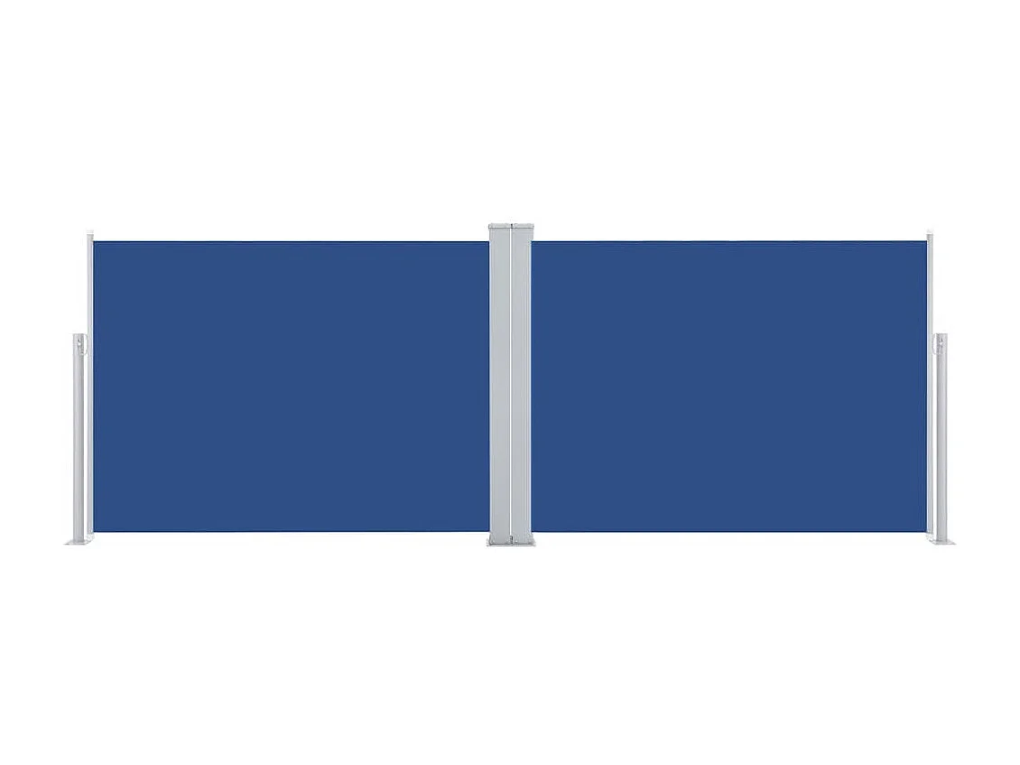 Auvent latéral rétractable Bleu 120 x 1000 cm WVGQ3161