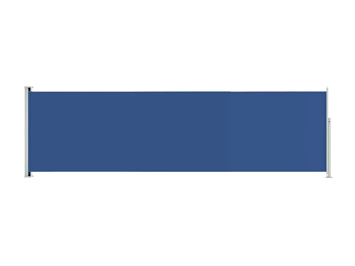 Auvent latéral rétractable de patio 180x600 cm Bleu WVGQ1928
