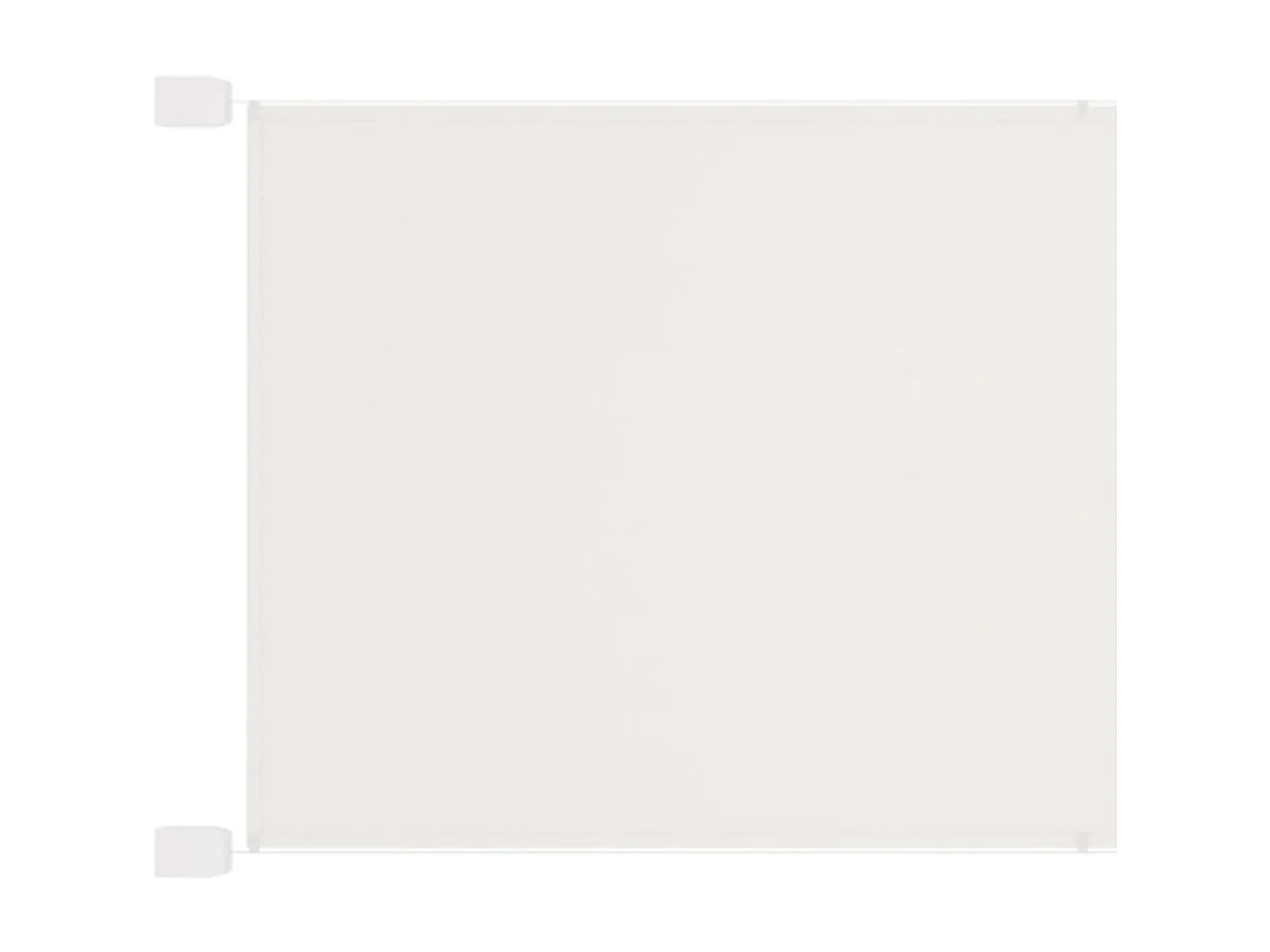 Toldo vertical blanco 140x600 cm tela oxford ES69129