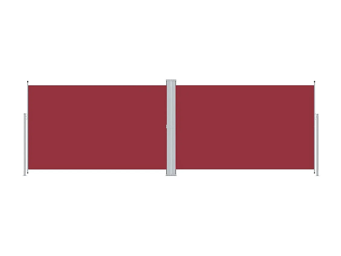 Auvent latéral rétractable Rouge 200x600 cm WVGQ3166