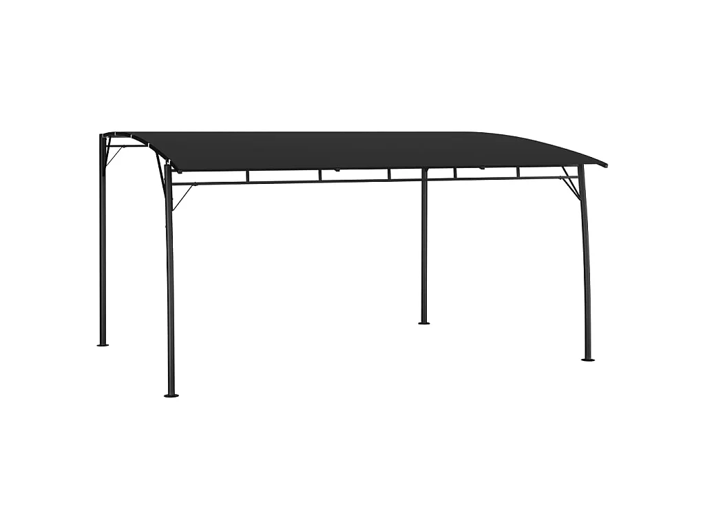 Auvent pare-soleil de jardin 4x3x2,55 m Anthracite WVGQ6248