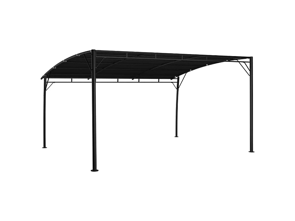 Auvent pare-soleil de jardin 4x3x2,55 m Anthracite WVGQ6248