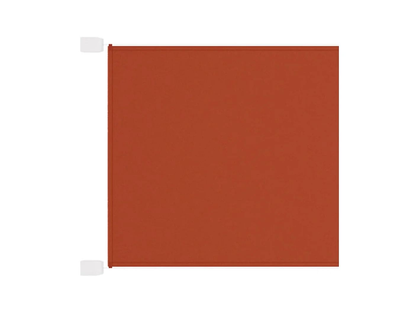 Auvent vertical Terre cuite 100x800 cm Tissu oxford WVGQ8381