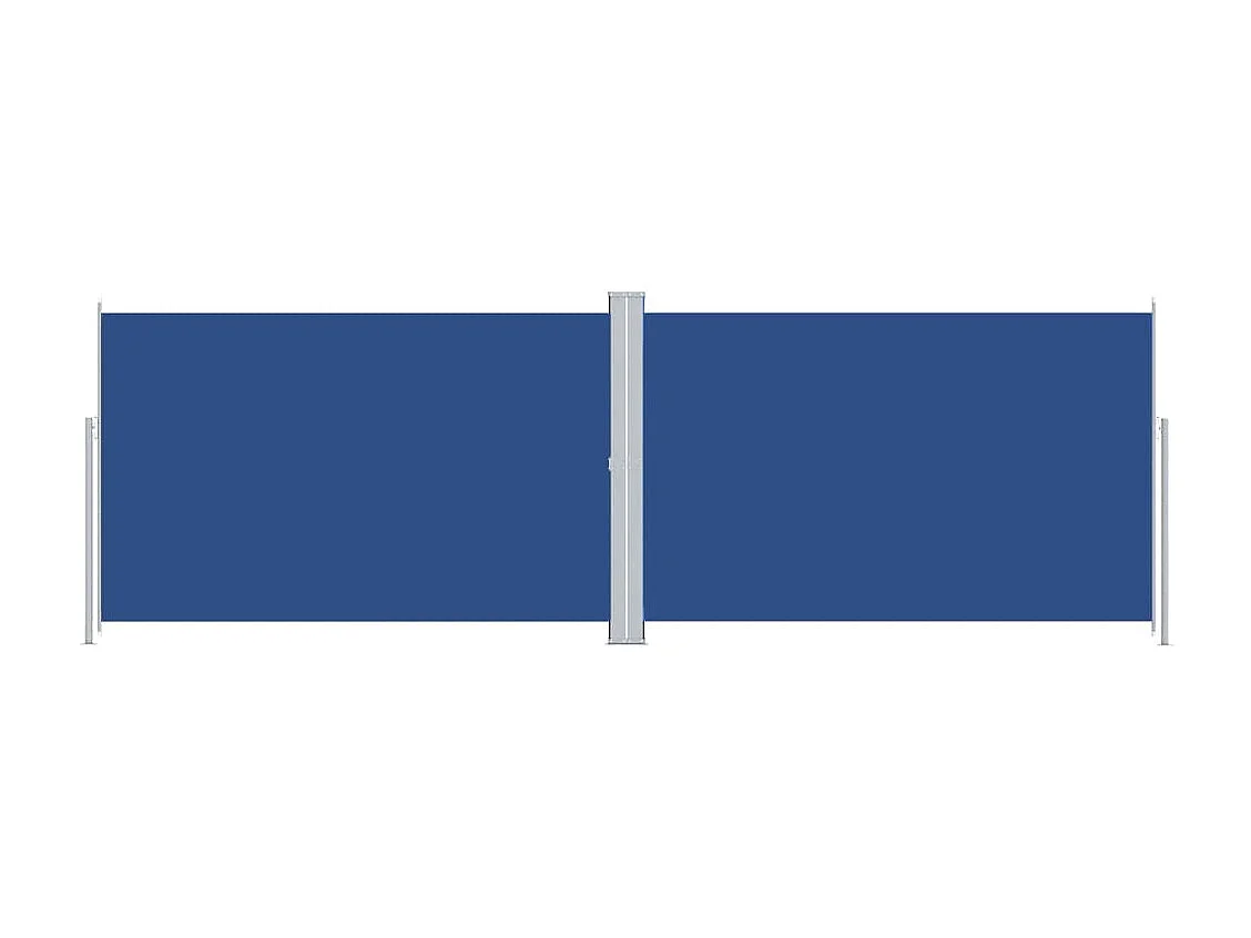 Windscherm uittrekbaar 220x600 cm blauw NL773351