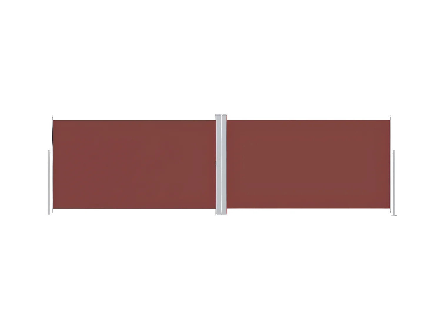 Auvent latéral rétractable Marron 180x600 cm WVGQ5544