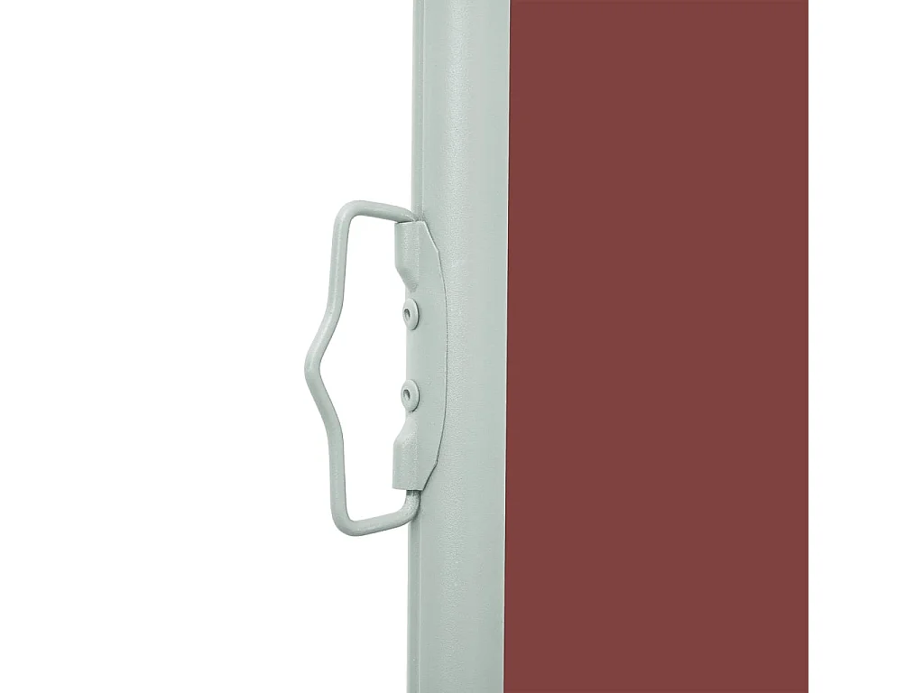 Auvent latéral rétractable de patio 100x300 cm Marron WVGQ2581