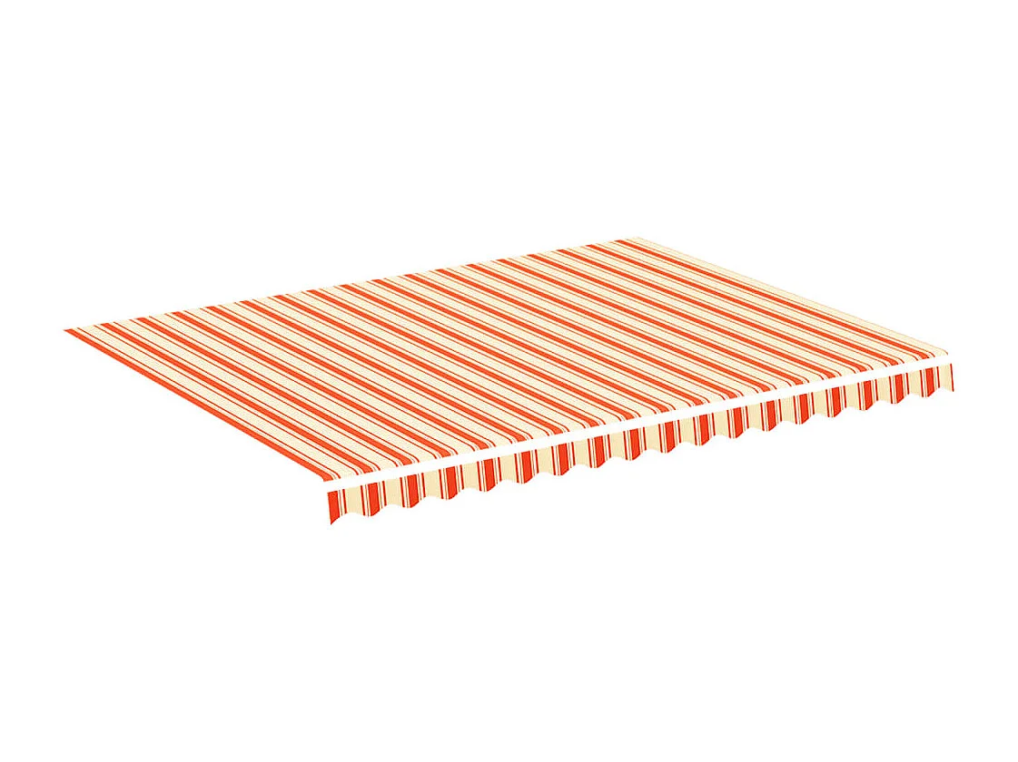Tela de repuesto para toldo amarillo y naranja 4x3 m ES49143