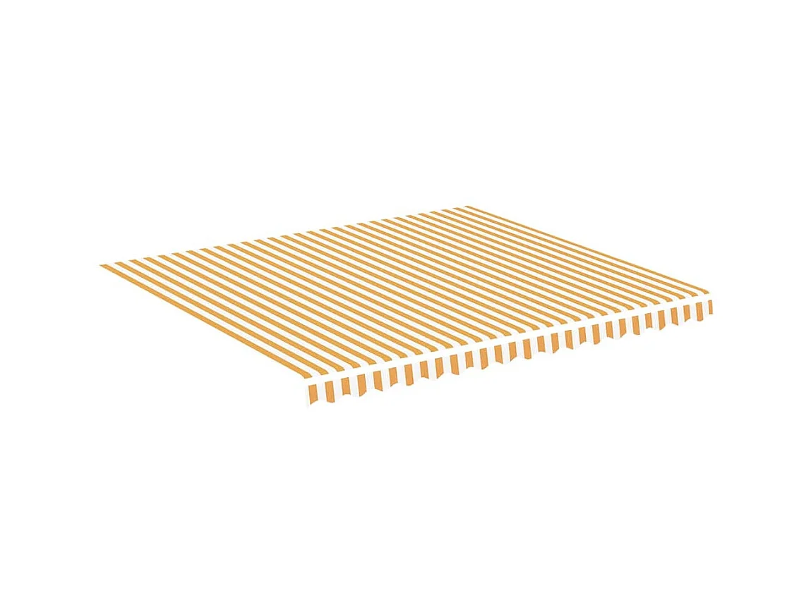 Vervangingsdoek voor luifel 4x3,5 m geel en wit NL504200