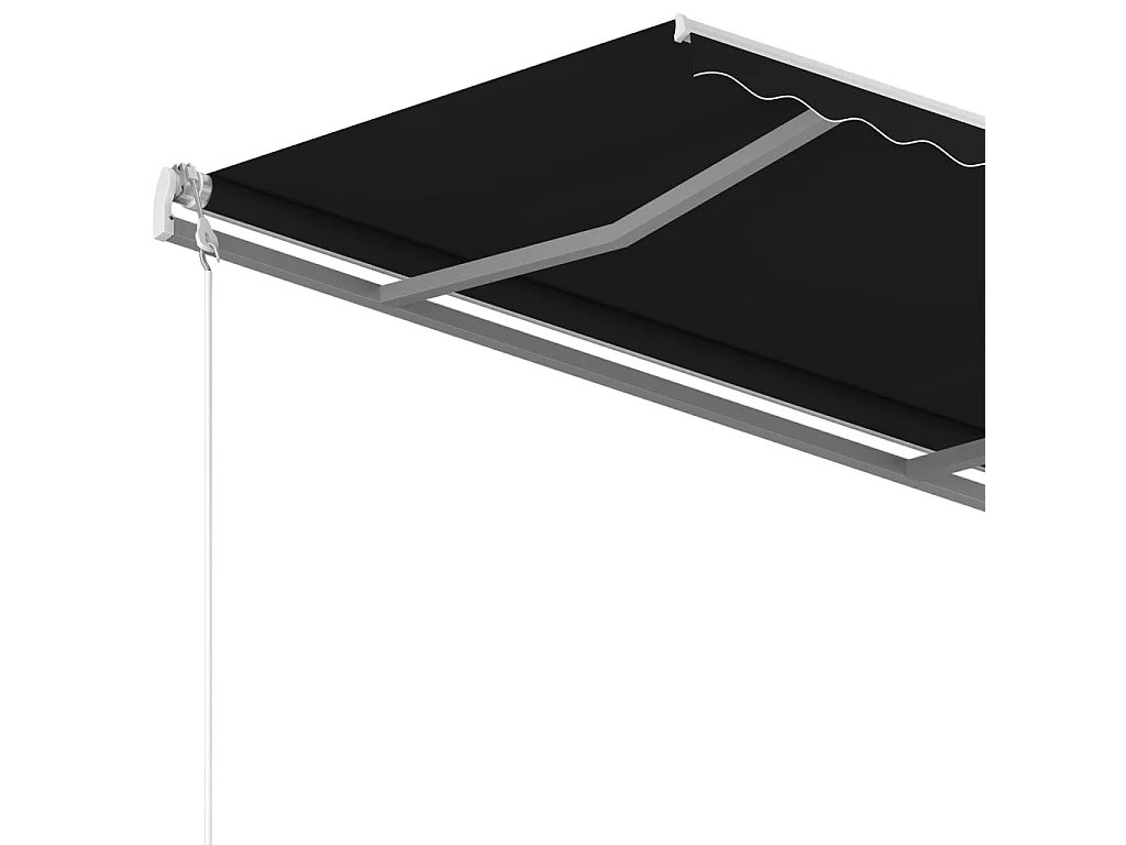 Auvent rétractable automatique 300x250 cm Anthracite WVGQ2397