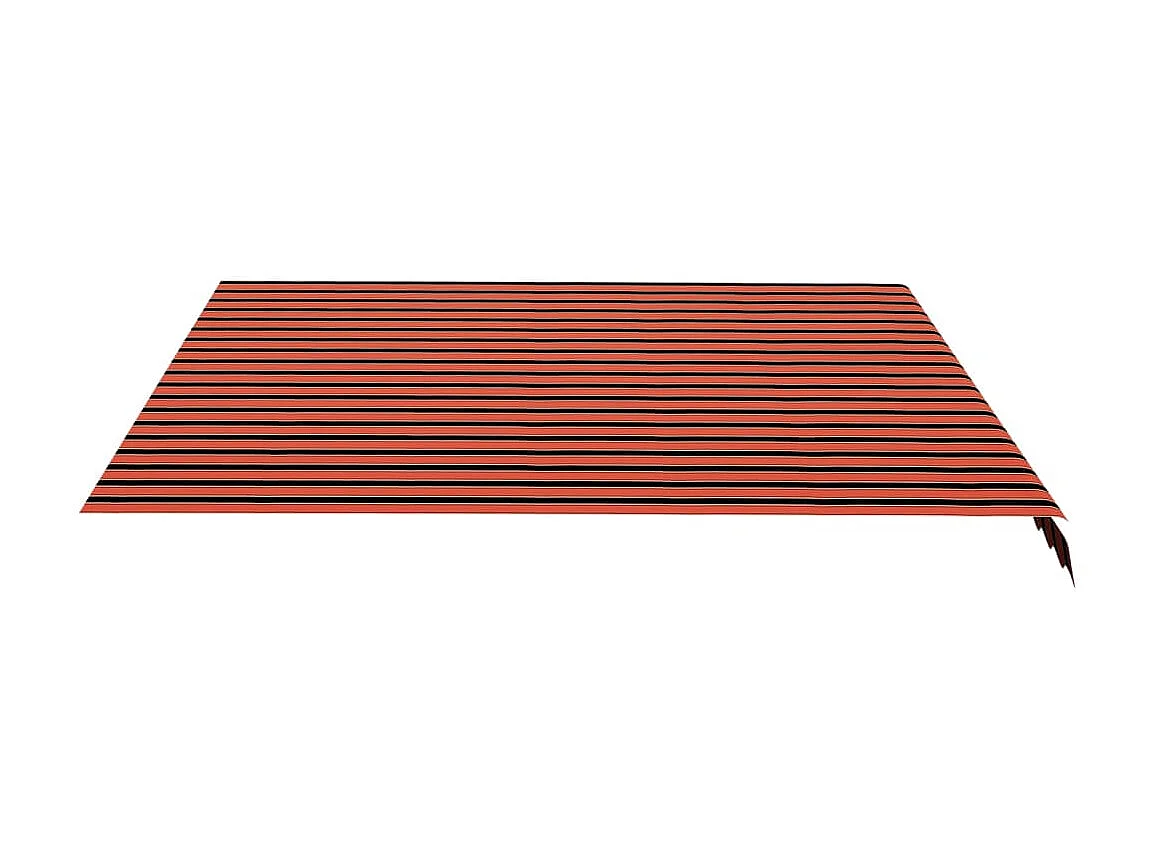 Tissu de remplacement pour auvent Orange et marron 4x3,5 m WVGQ5424