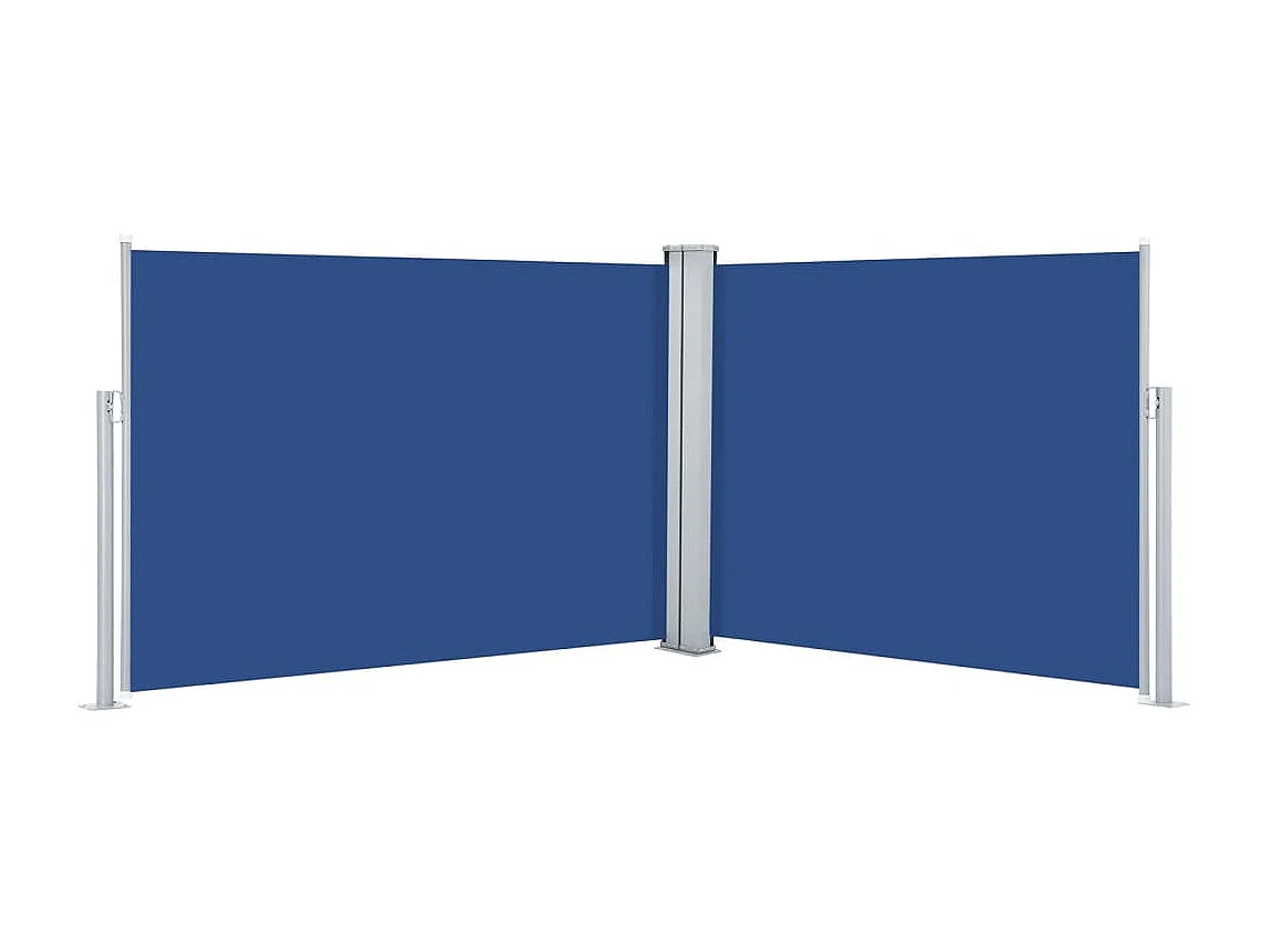 Auvent latéral rétractable Bleu 100 x 1000 cm WVGQ7454