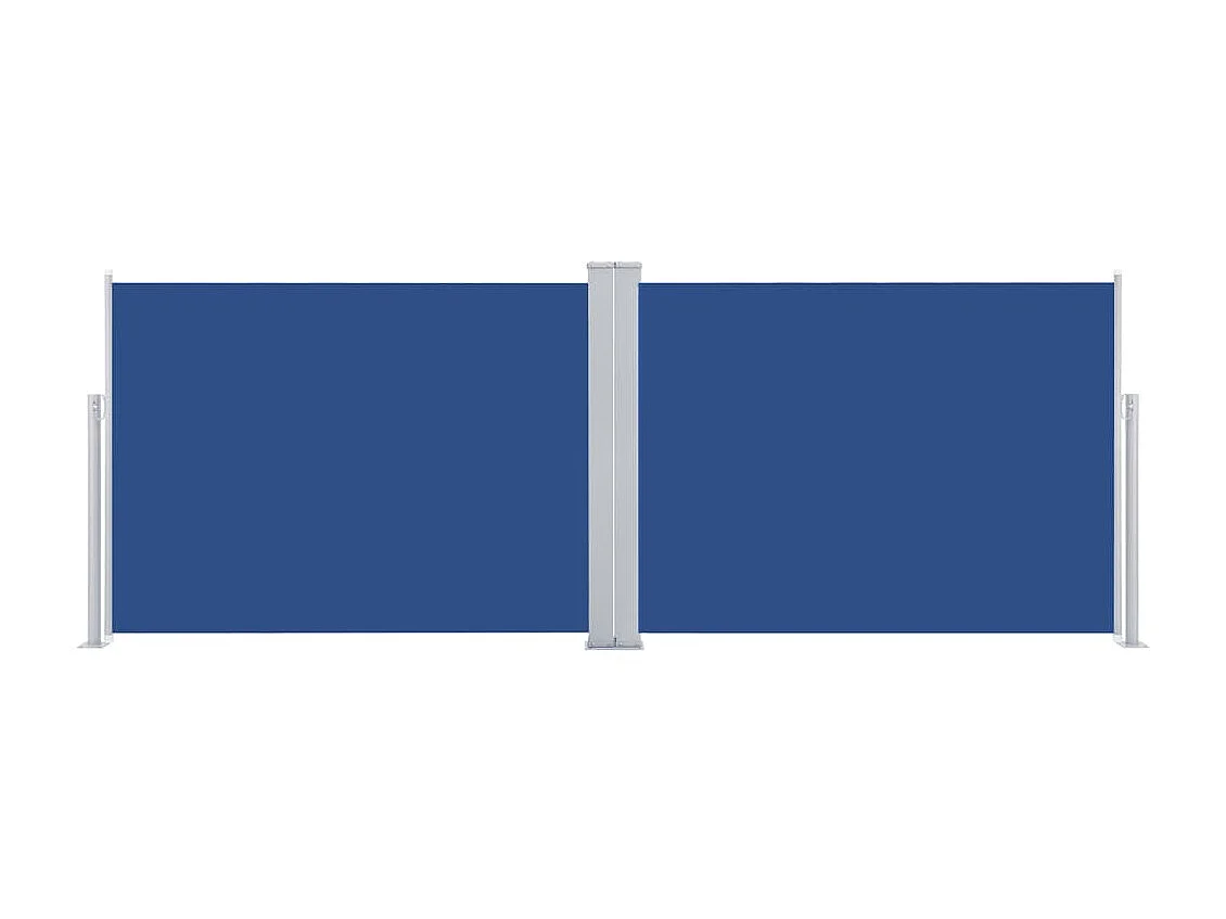 Auvent latéral rétractable Bleu 100 x 1000 cm WVGQ7454