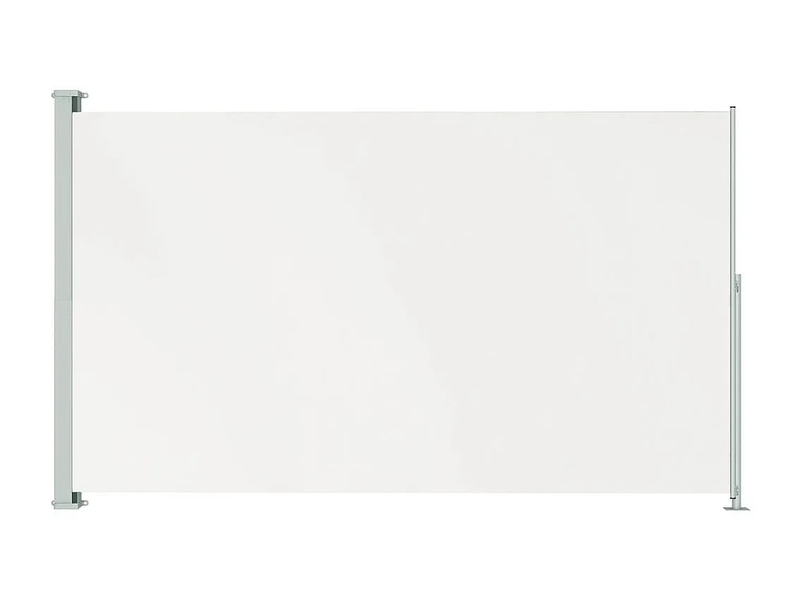 Toldo lateral retráctil de jardín crema 180x300 cm ES78902